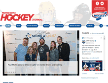 Tablet Screenshot of minnesotahockeyjournal.com